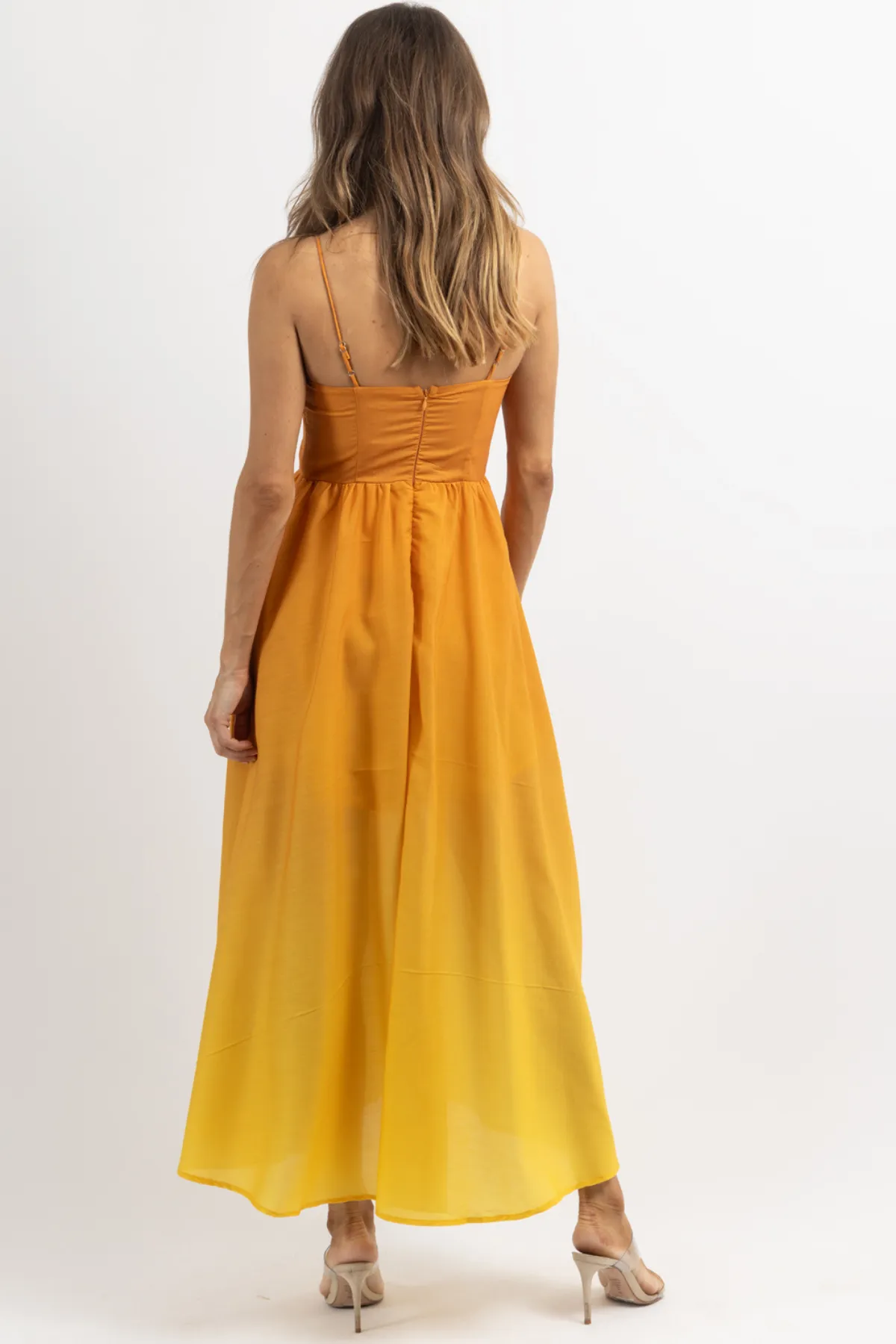 GOLDEN OMBRE MAXI DRESS