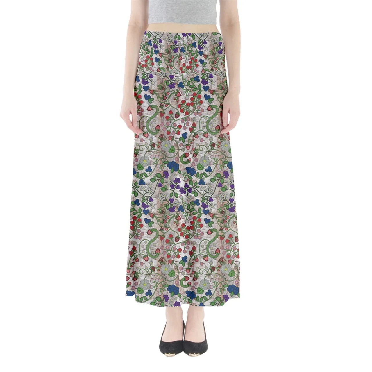 Grandmother Stories Br Bark Full Length Maxi Skirt