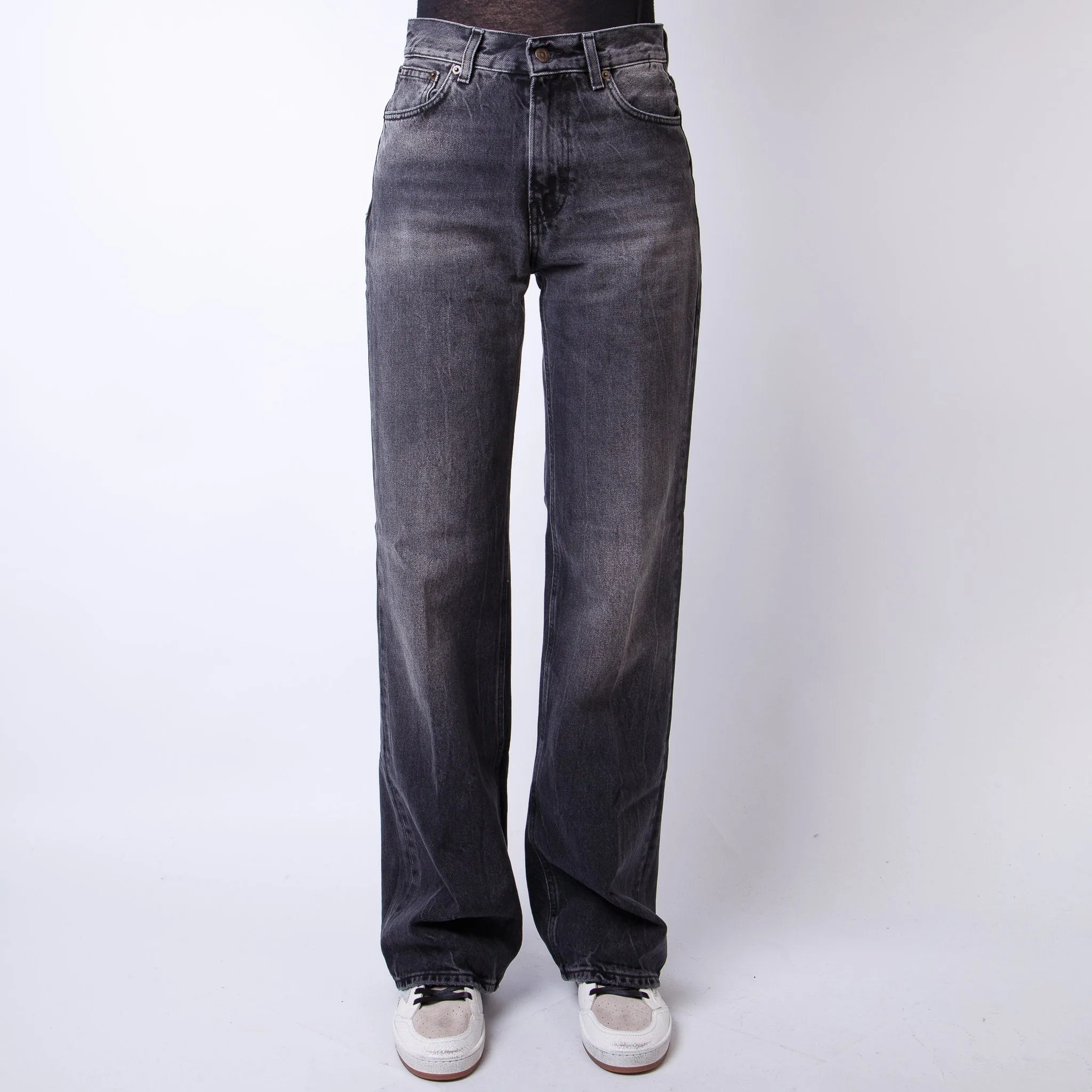 HAIKURE JEANS KOREASPIDER BLACK L0790 BLACK