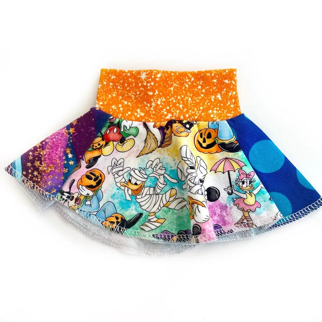 Halloween Mickey & Friends Doll Skirt