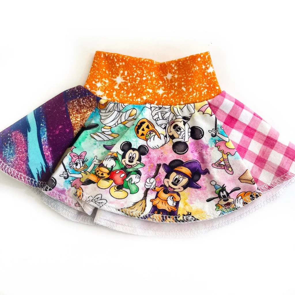 Halloween Mickey & Friends Doll Skirt