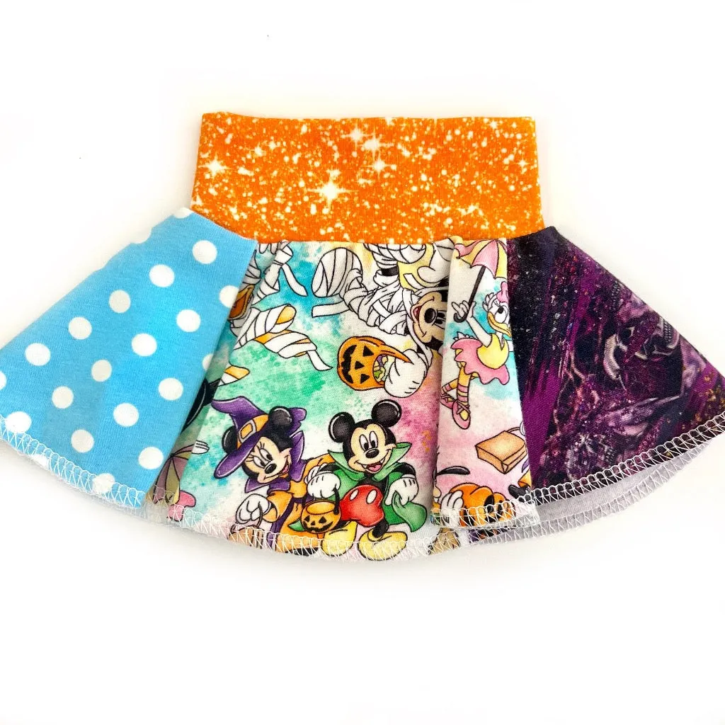 Halloween Mickey & Friends Doll Skirt