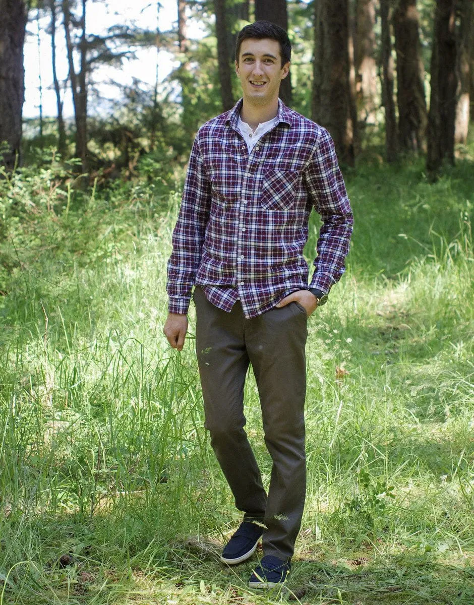 Jedediah Men's Chino Shorts & Trousers Sewing Pattern, Thread Theory