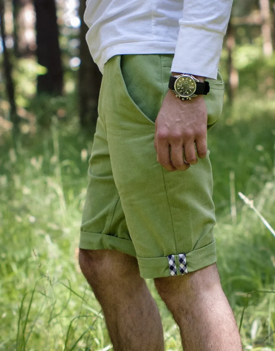 Jedediah Men's Chino Shorts & Trousers Sewing Pattern, Thread Theory