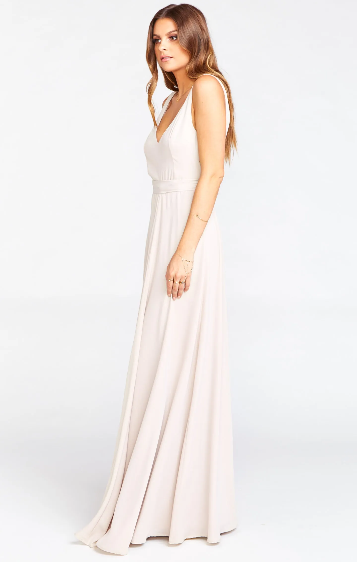 Jenn Maxi Dress ~ Show Me the Ring Crisp