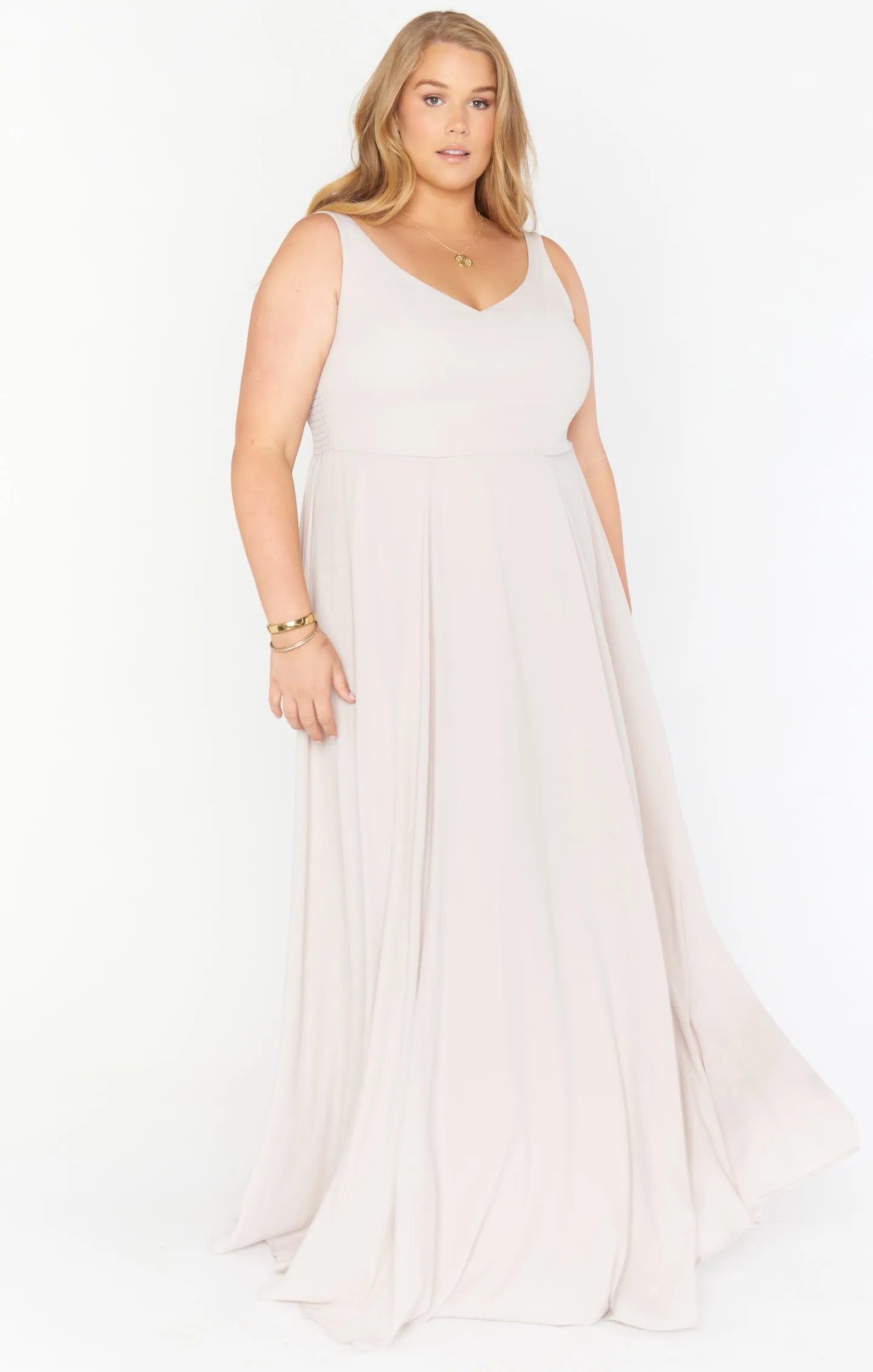 Jenn Maxi Dress ~ Show Me the Ring Crisp