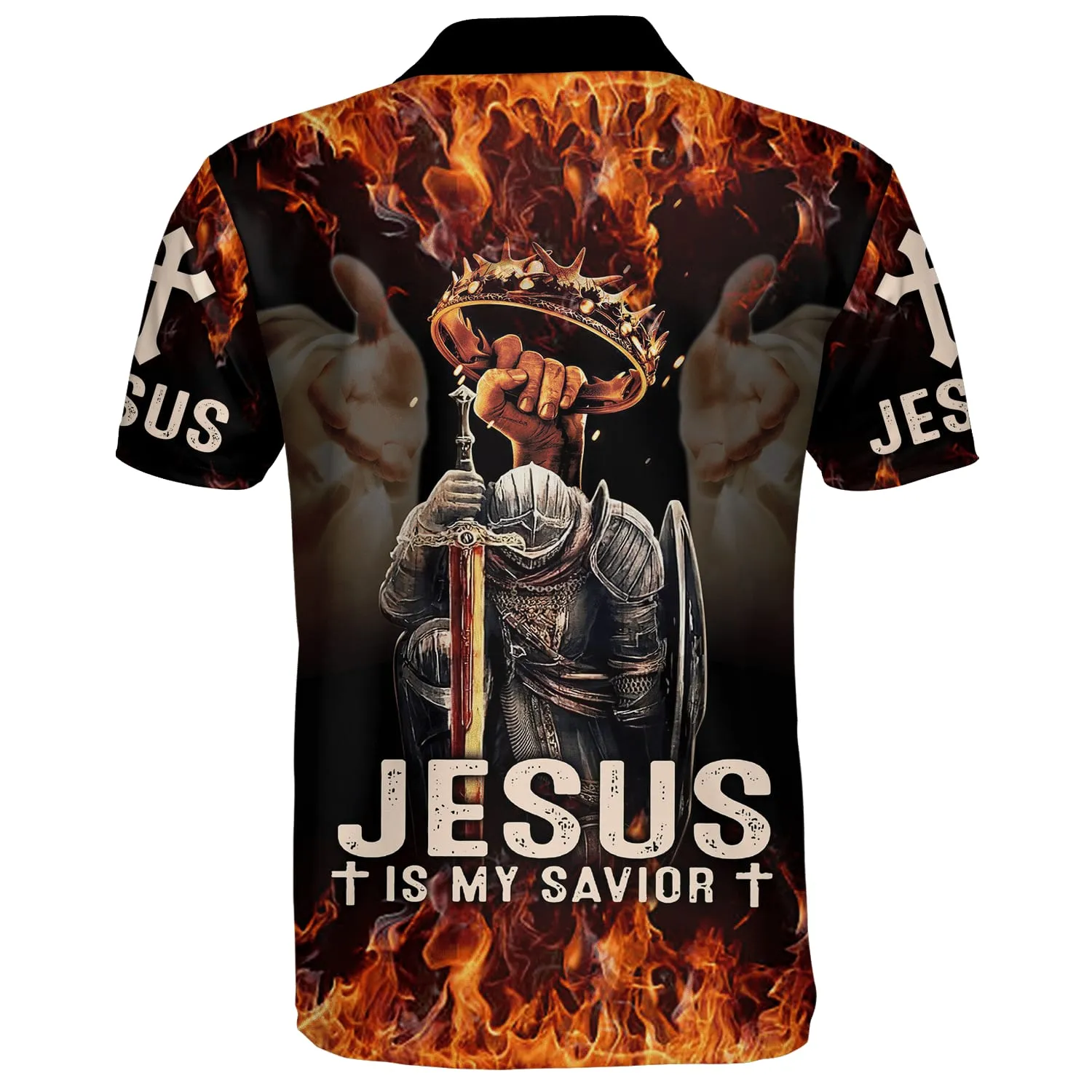 Jesus Christ Is My Savior Polo Shirt - Christian Shirts & Shorts