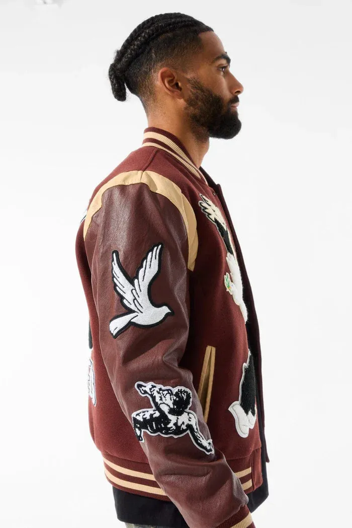 JORDAN CRAIG FALLEN ANGEL VARSITY JACKET MULTI COLORS