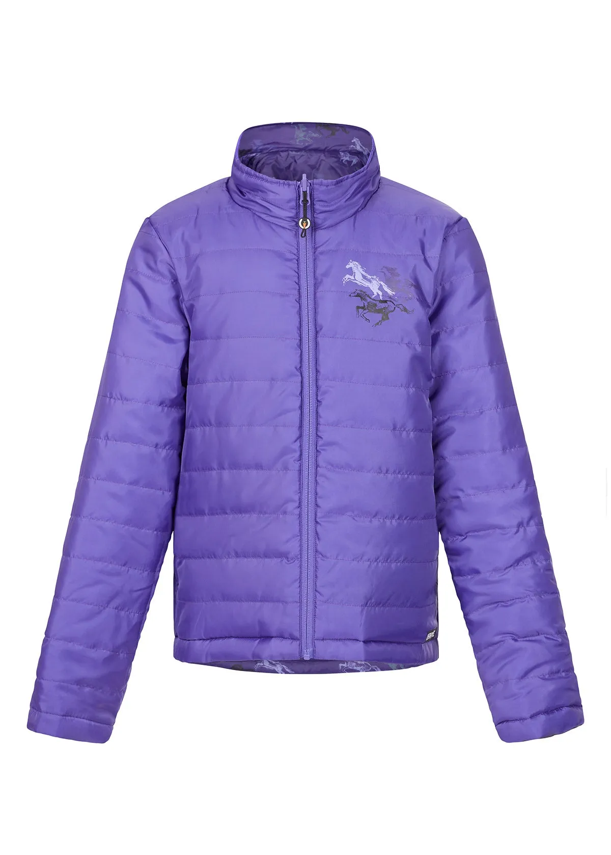 Kids Pony Tracks Reversible Quilted Riding Jacket