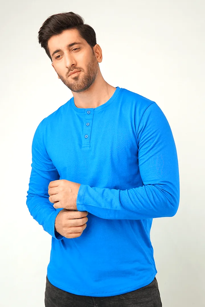 Kingly Full Sleeve Henley T-Shirt