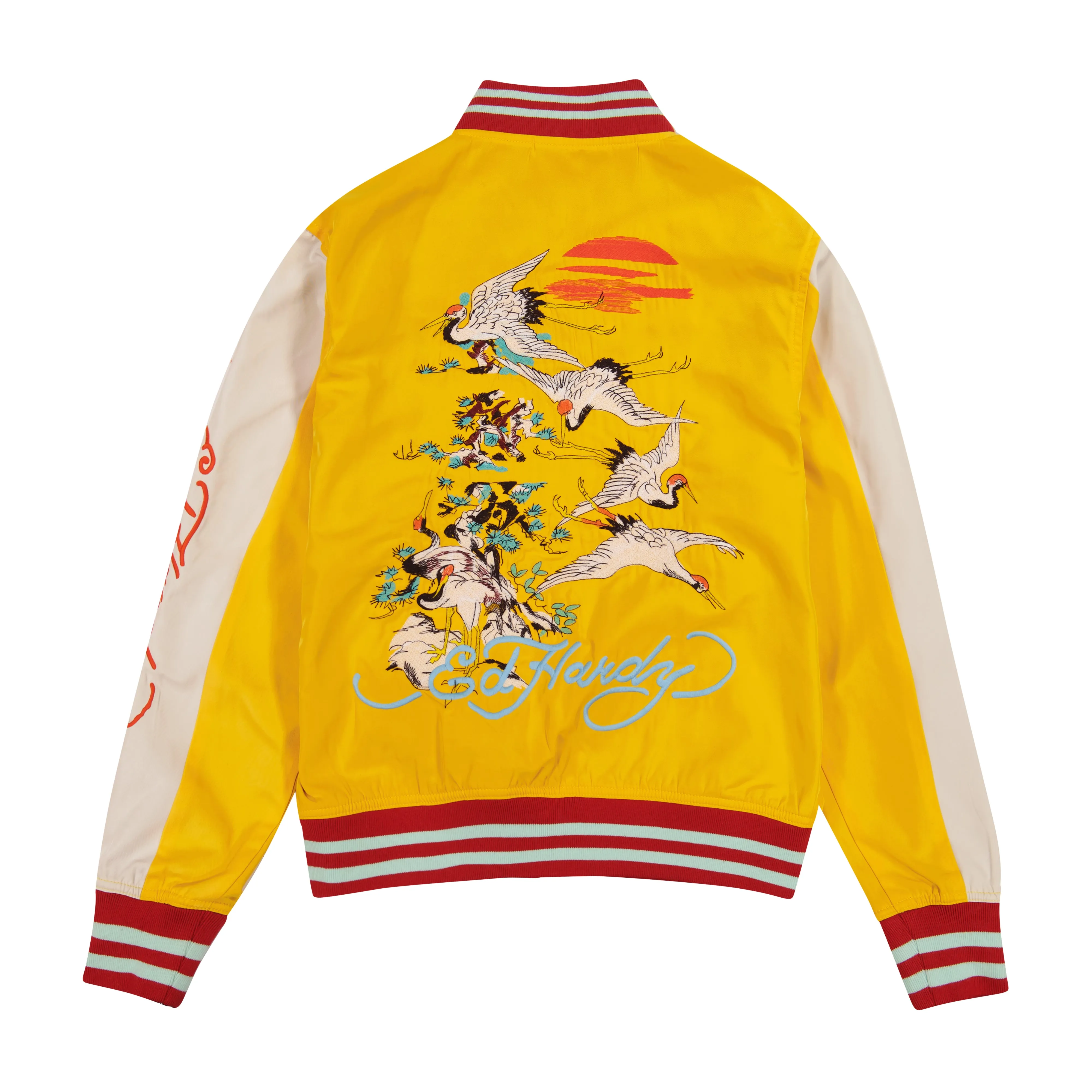 Koi Cranes Souvenir Jacket