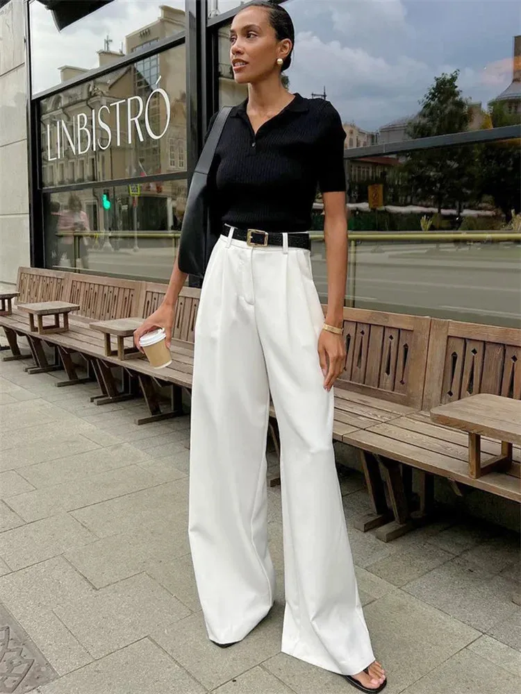 Mason Luxe Wide Leg Pants