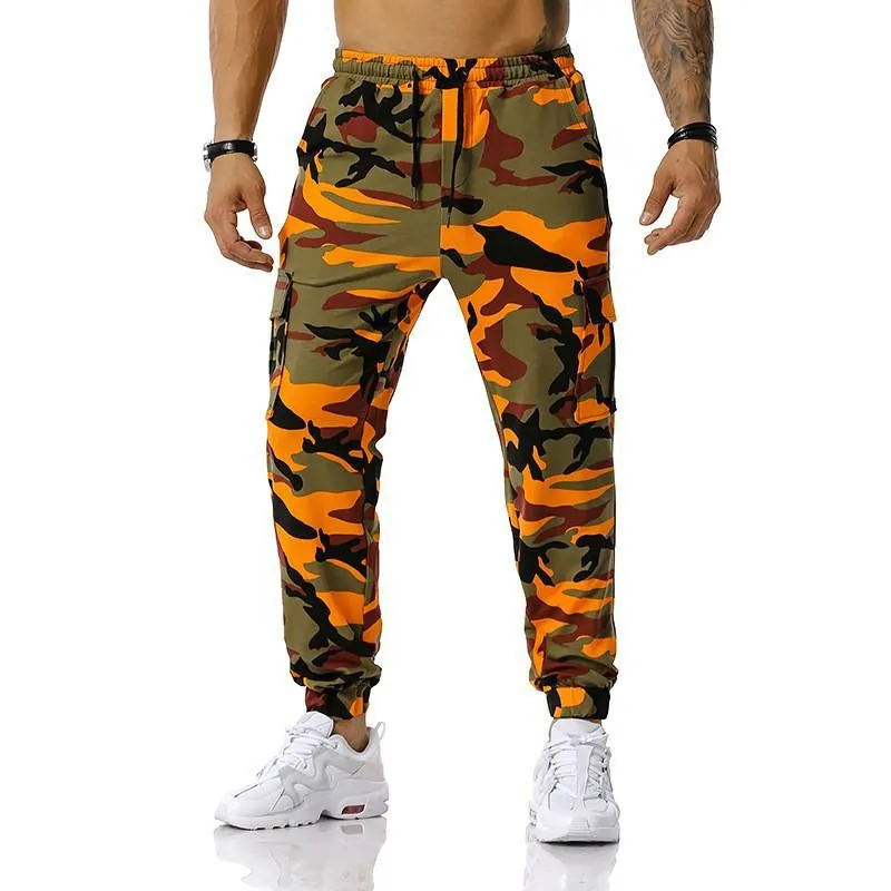 Men's Camouflage Jogging Pants Sweatpants Fitness Long Pants 20866733L