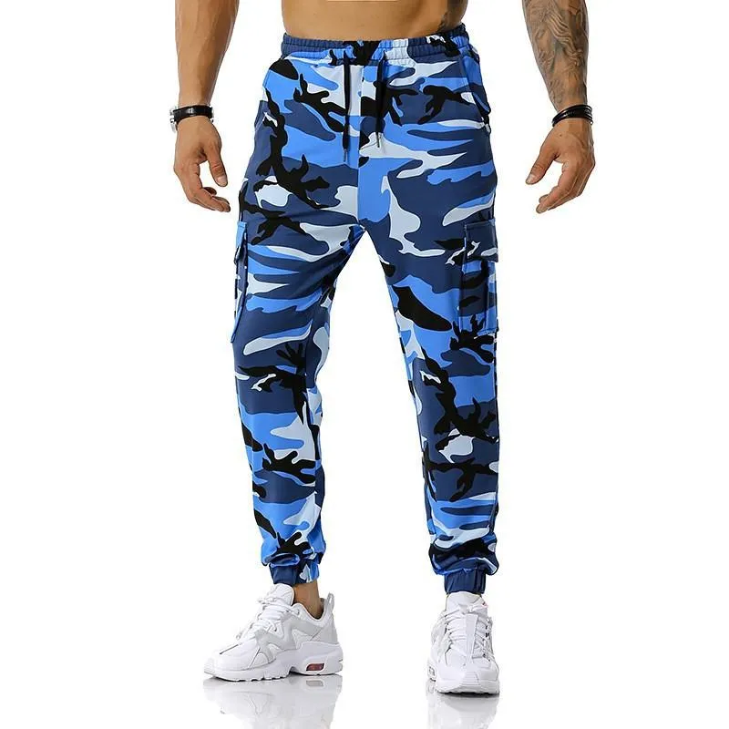 Men's Camouflage Jogging Pants Sweatpants Fitness Long Pants 20866733L