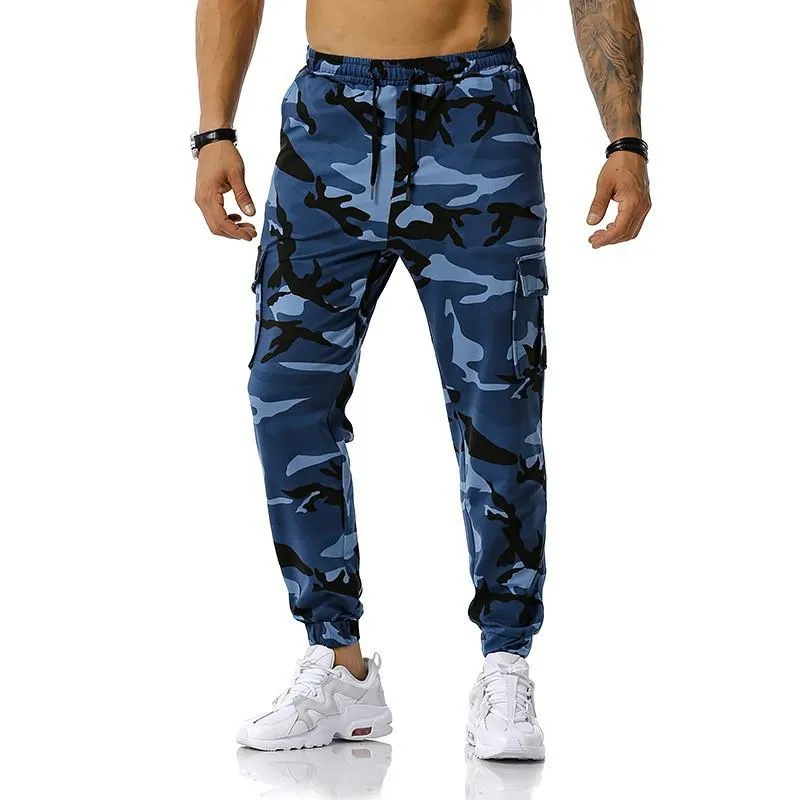 Men's Camouflage Jogging Pants Sweatpants Fitness Long Pants 20866733L