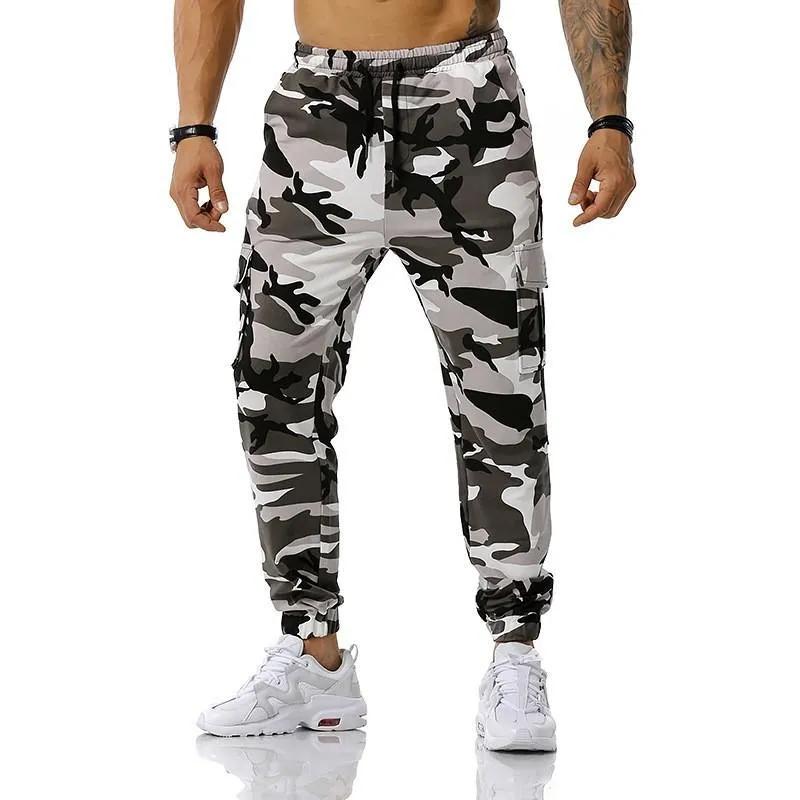 Men's Camouflage Jogging Pants Sweatpants Fitness Long Pants 20866733L