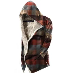 Men's Cape Hooded Drawstring Jacket 60959729YM