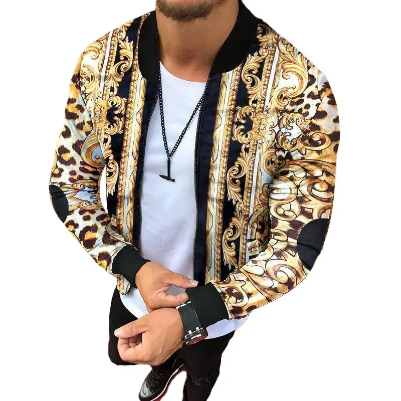 Men's Casual Printed Jacket 93521457L