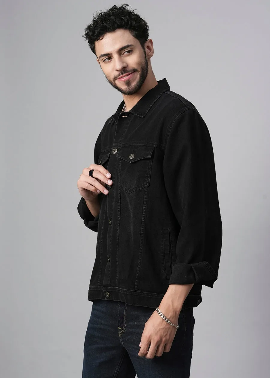 Mens Denim Jacket - Black