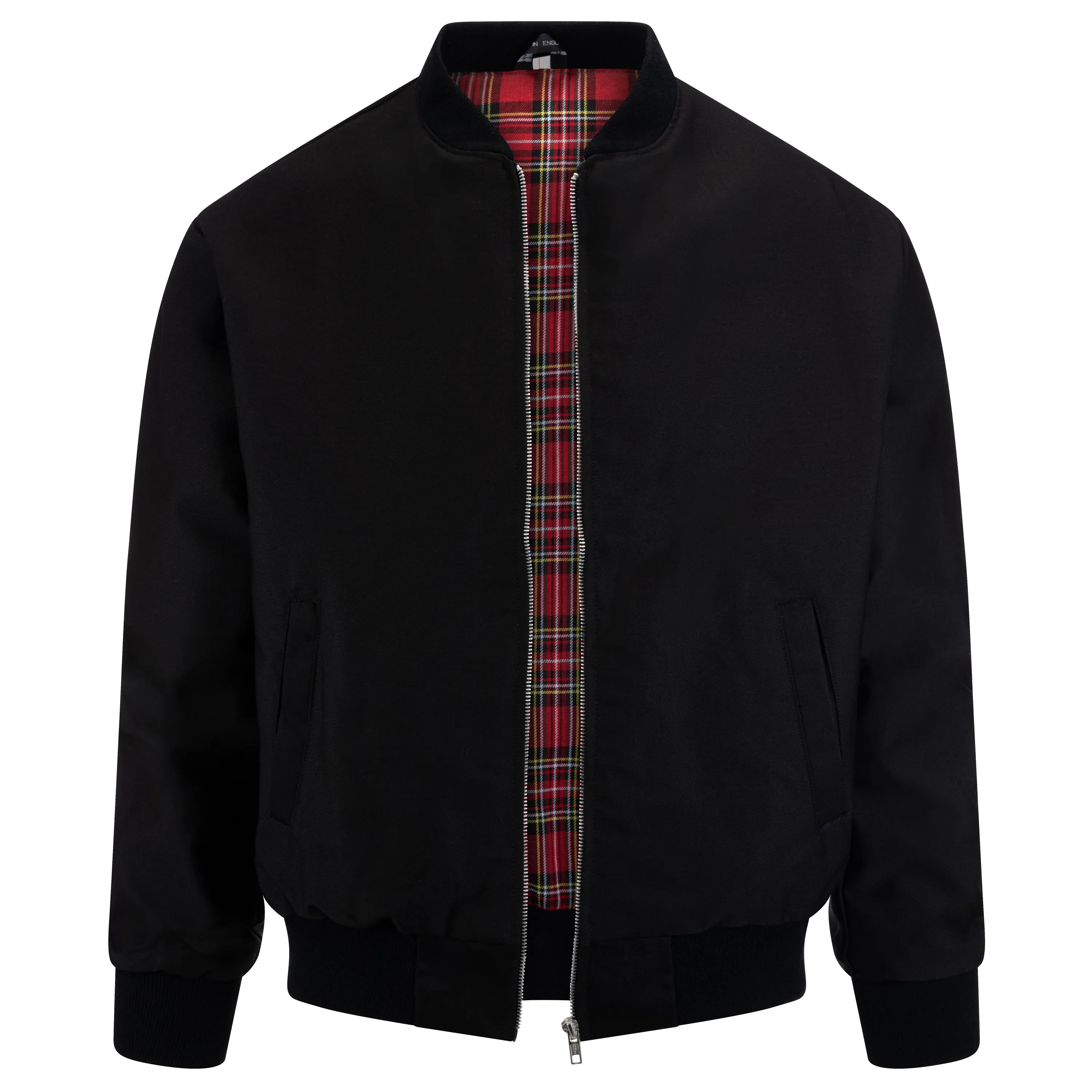 Mens Harrington Bomber Jacket - Black