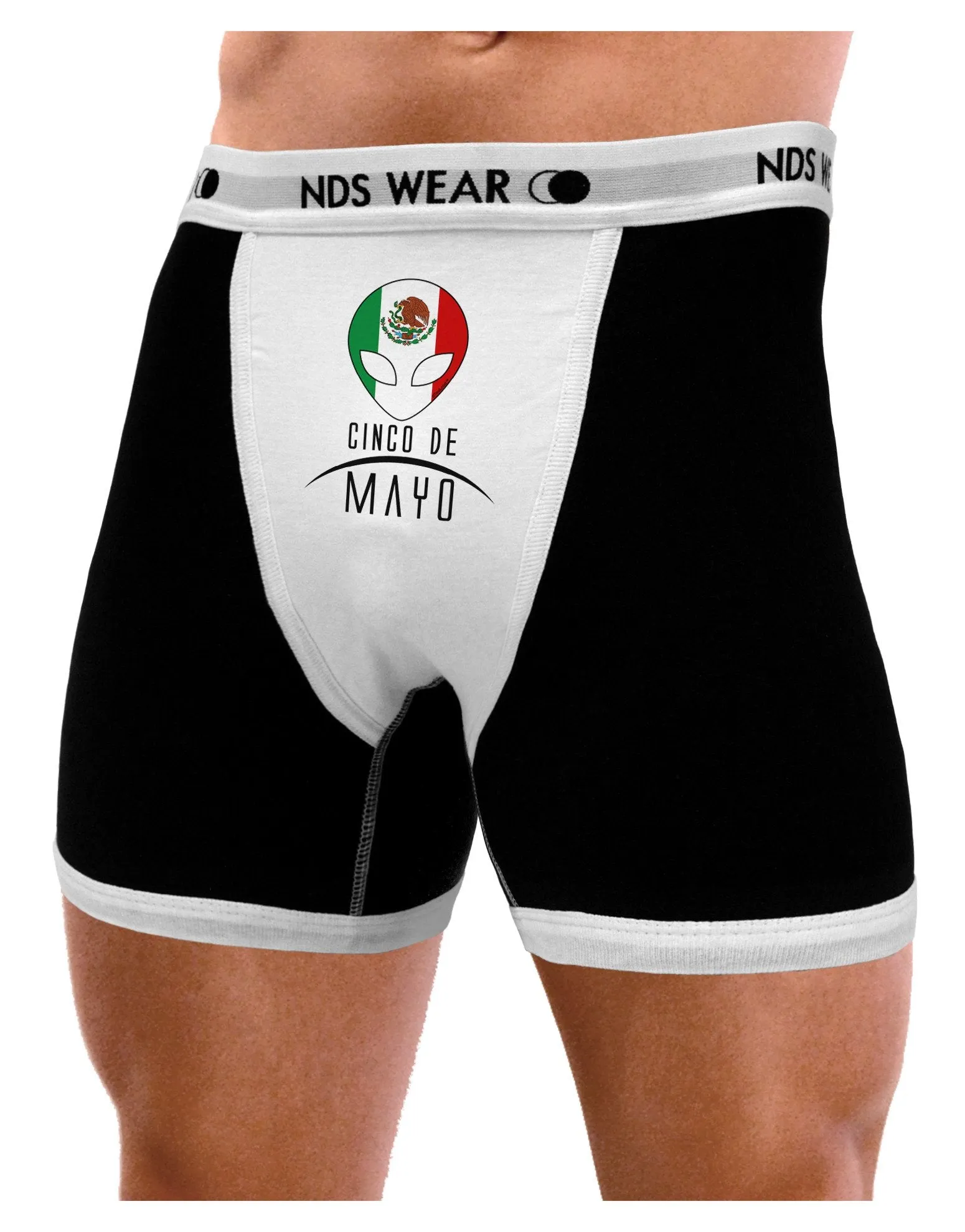 Mexican Extraterrestrial Text Mens Boxer Brief Underwear