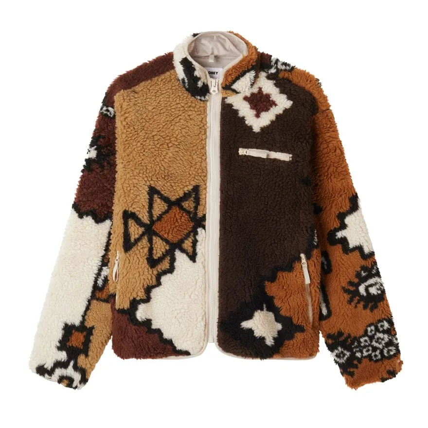 Moroccan Rug Sherpa Jacket