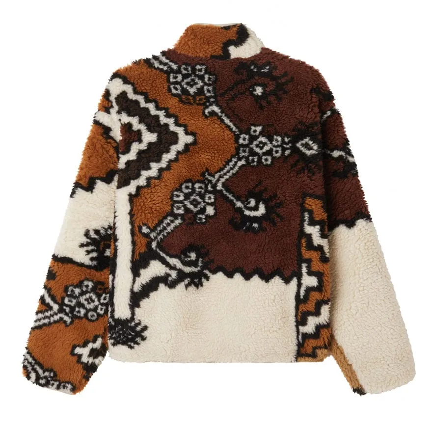 Moroccan Rug Sherpa Jacket