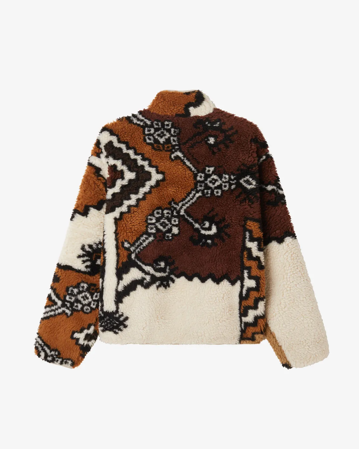 MOROCCAN RUG SHERPA JACKET