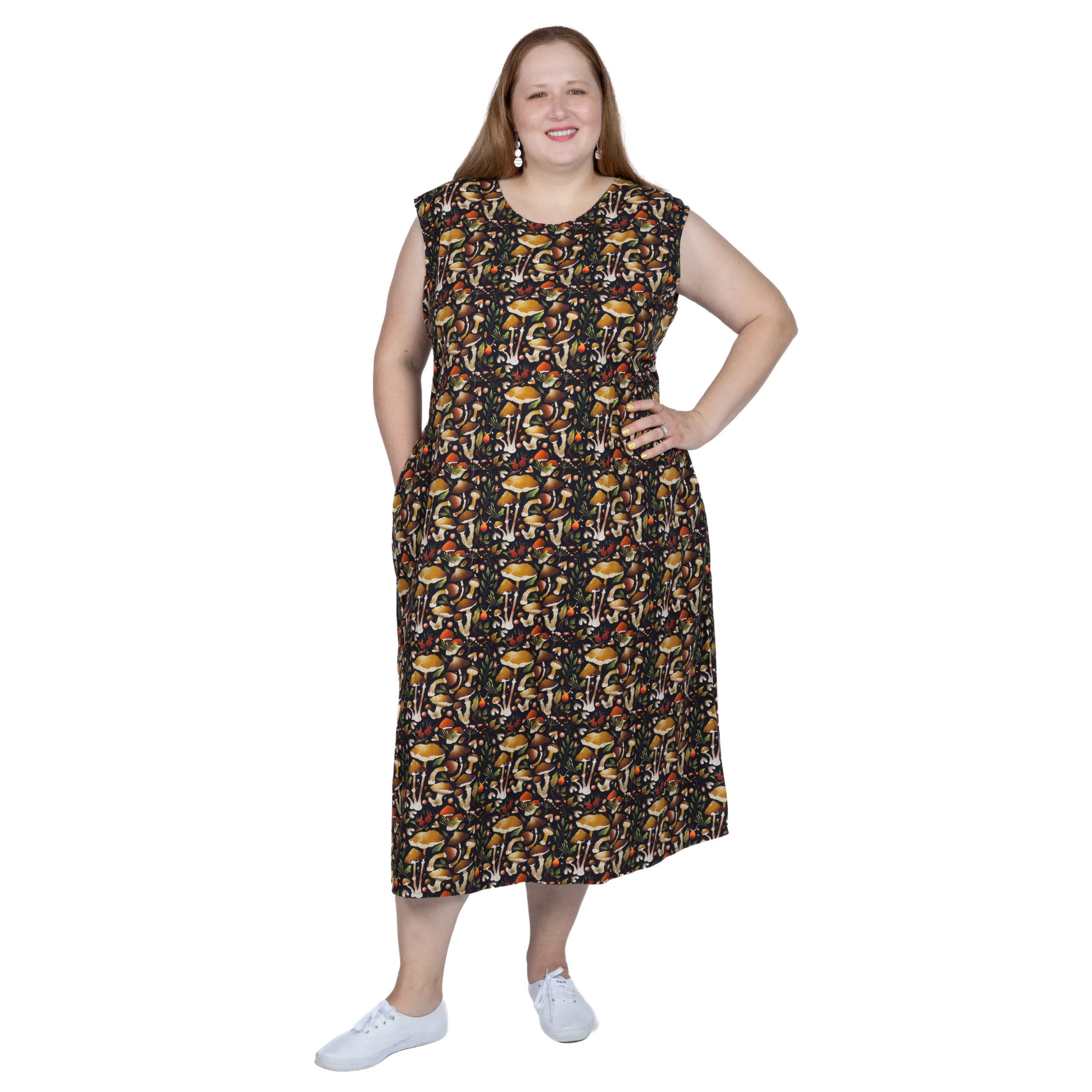 Mushroom Maxi Dress [FINAL SALE]