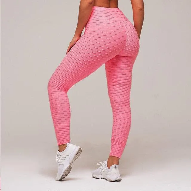 New Trending Fitness Leggings - Women Polyester Ankle Length Pants - Slim Push Up Female Legging (TBL)