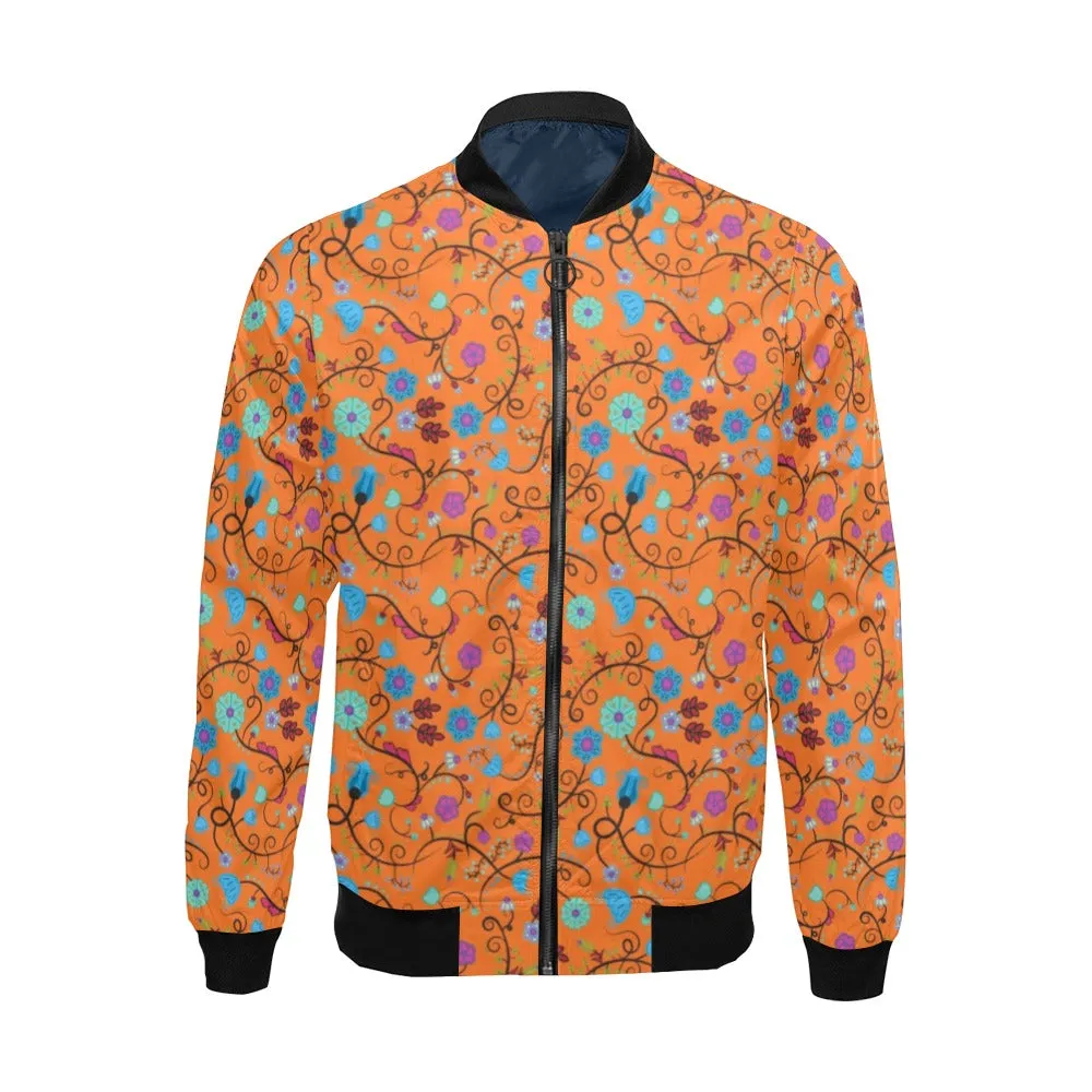 Nipin Blossom Carrot Bomber Jacket for Men