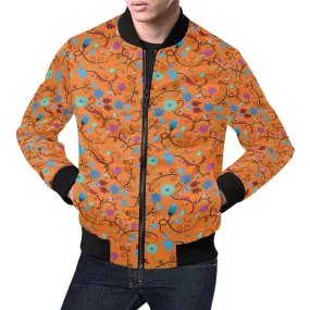 Nipin Blossom Carrot Bomber Jacket for Men