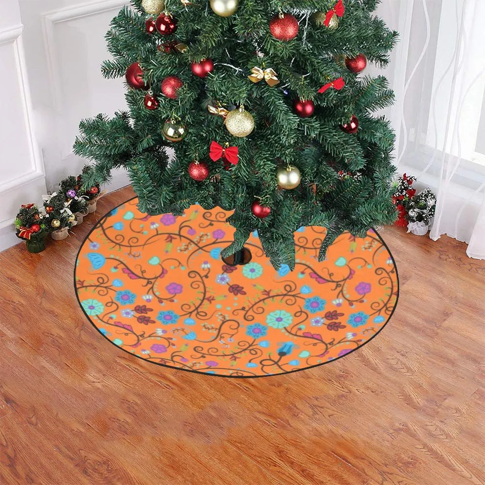 Nipin Blossom Carrot Christmas Tree Skirt 47" x 47"