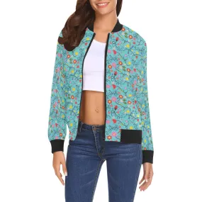 Nipin Blossom Sky Bomber Jacket for Women