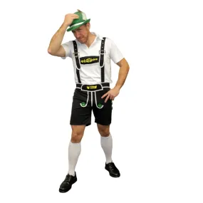 Oktoberfest Beer Man Costume-Black-Sweidas