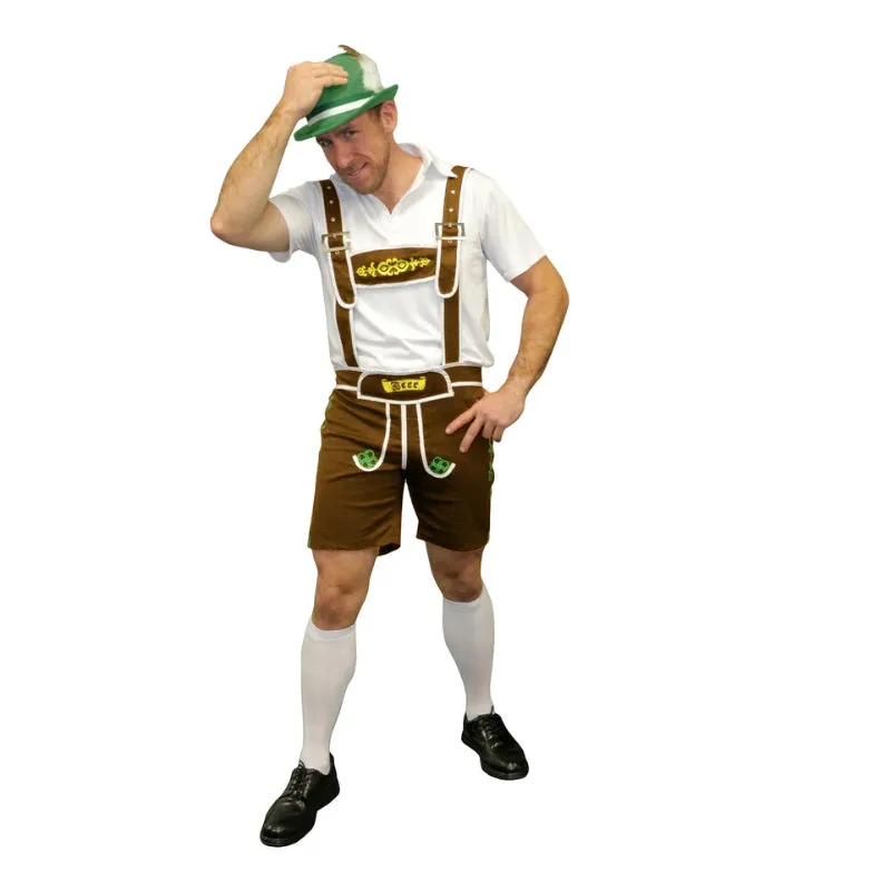 Oktoberfest Beer Man Costume-Brown-Sweidas