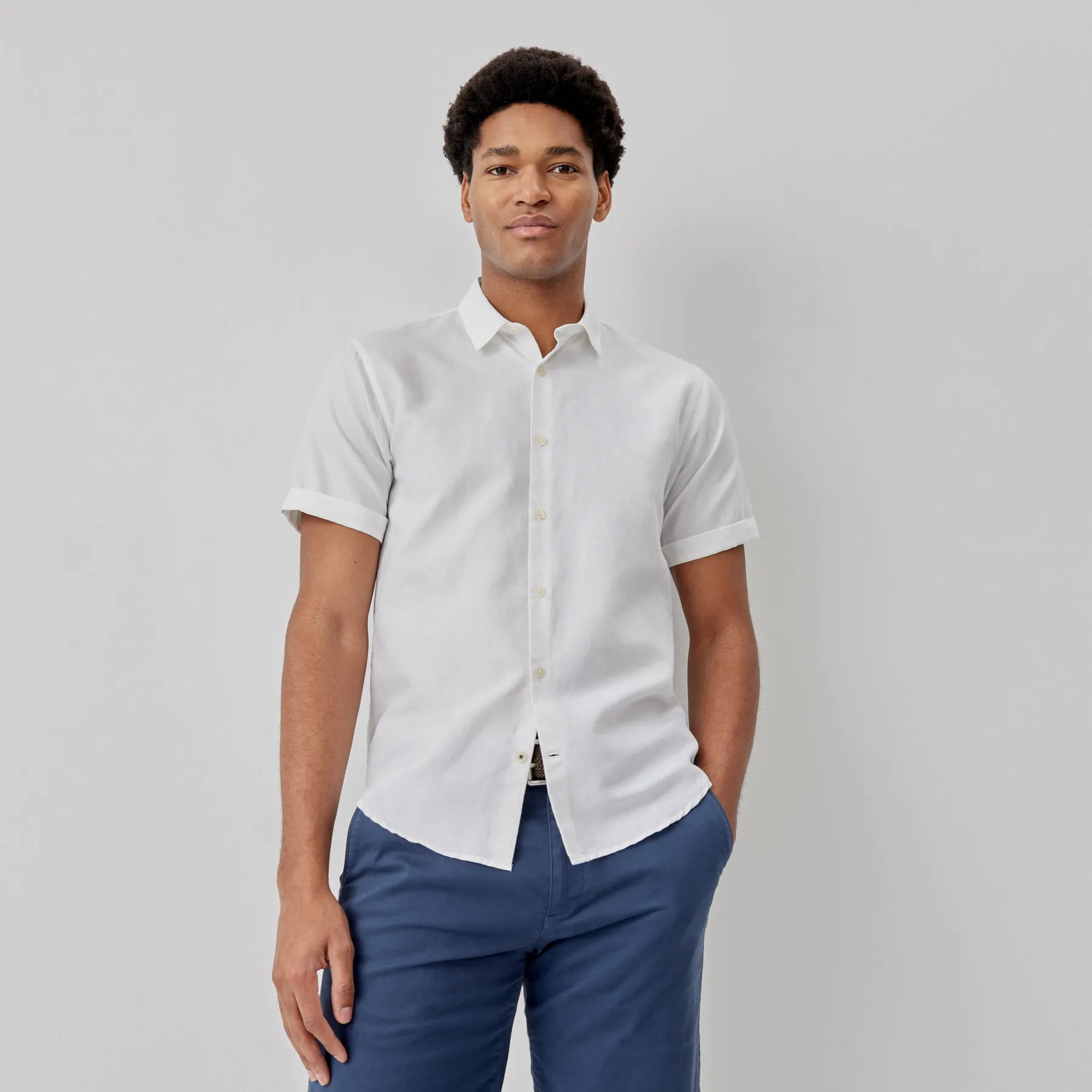 Oliver Sweeney Eakring SS Shirt in White