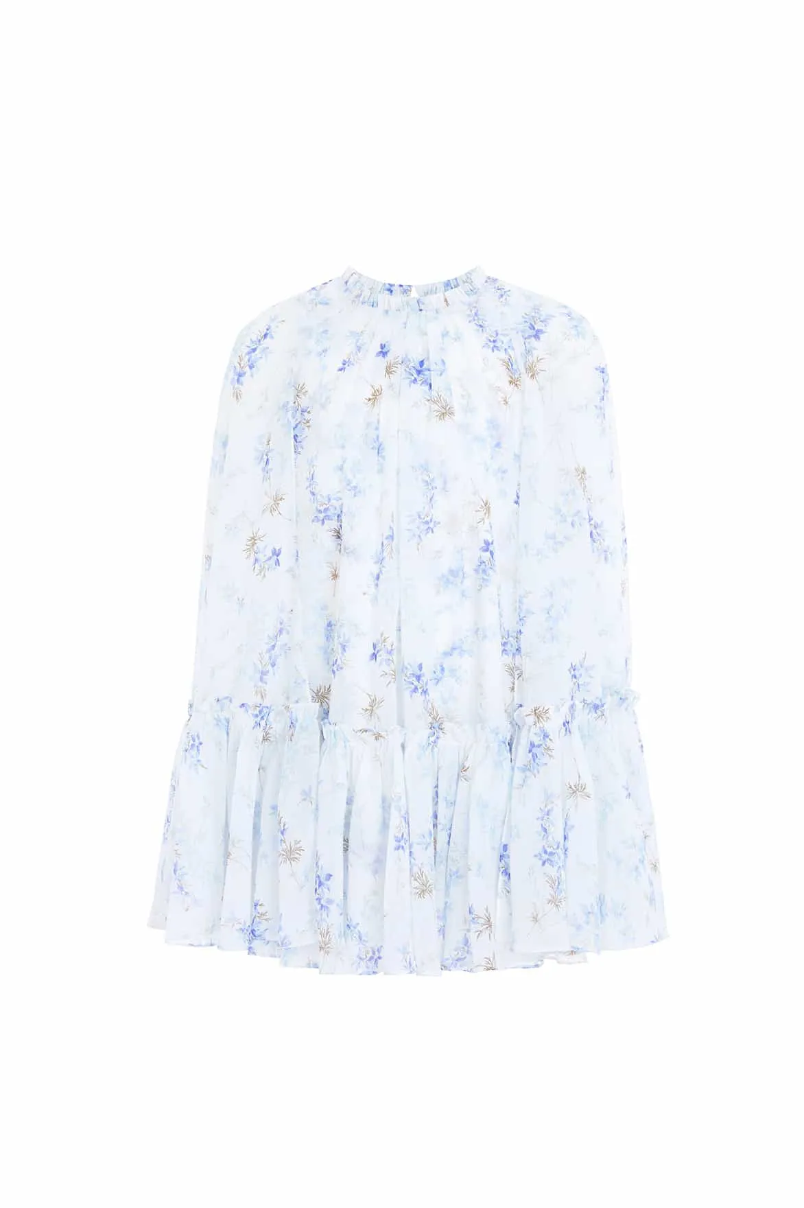 Ophelia Ditsy Chiffon Cape Kids Dress