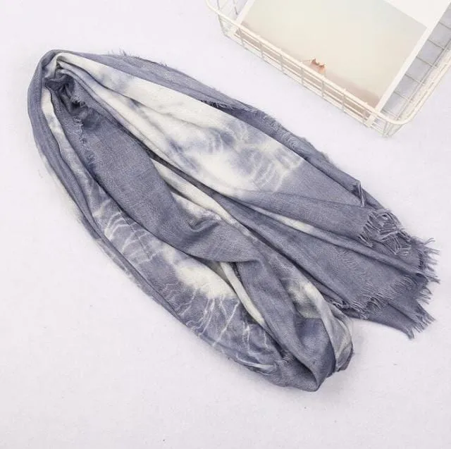 Oversized Soft Tie Dye Shawls