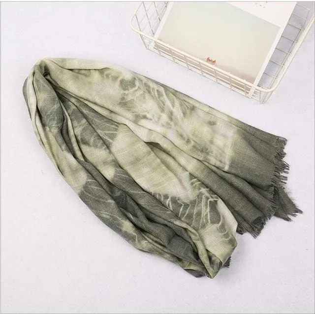 Oversized Soft Tie Dye Shawls