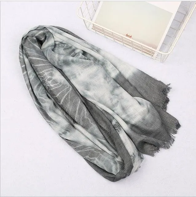 Oversized Soft Tie Dye Shawls