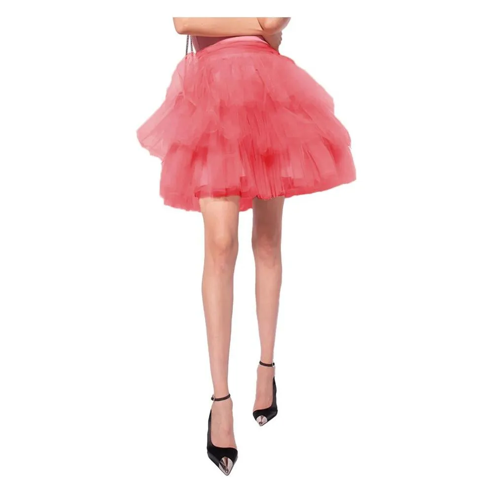 PINKO Pink Nylon Skirt