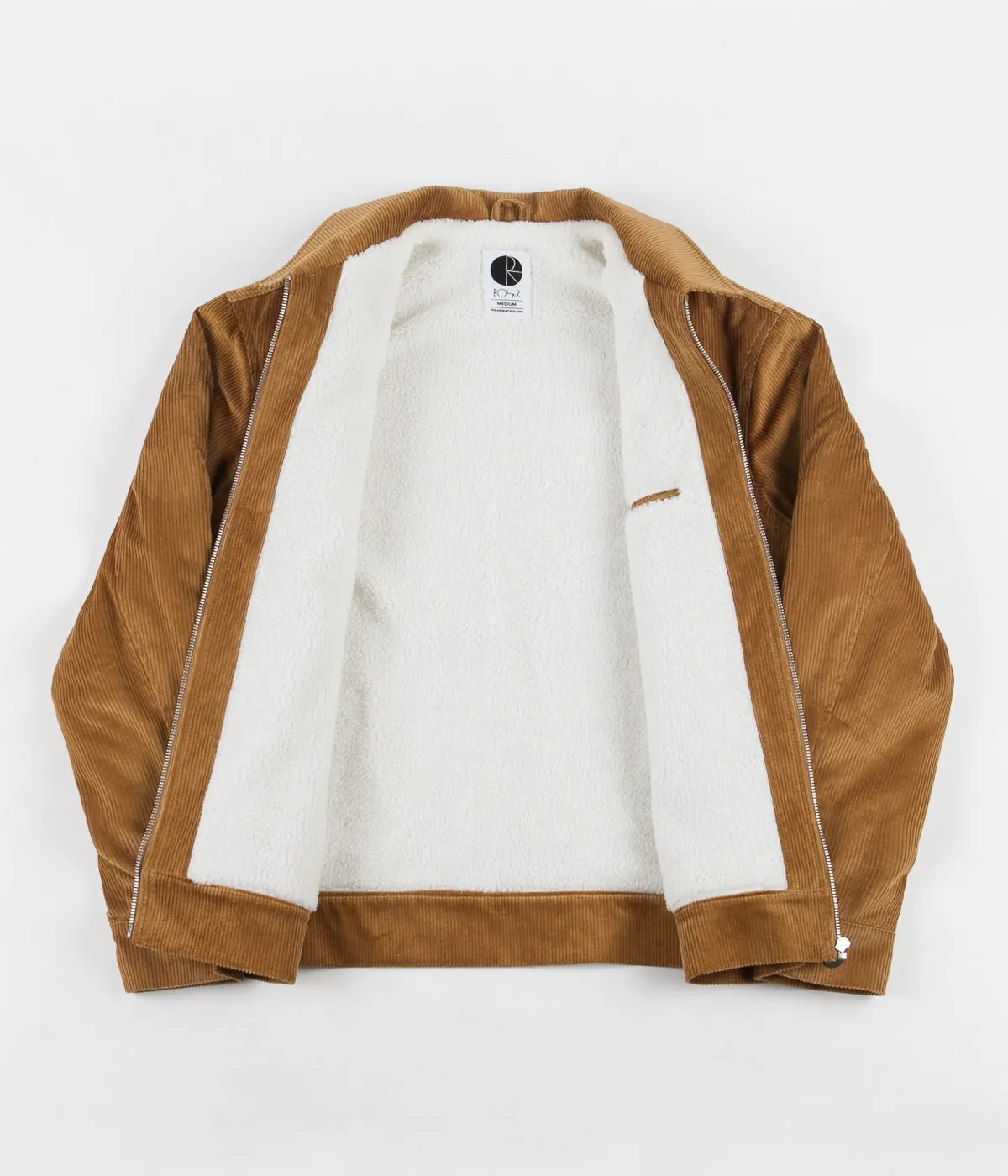 Polar Cord Zipped Jacket - Tan