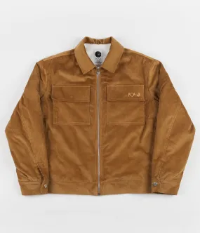 Polar Cord Zipped Jacket - Tan