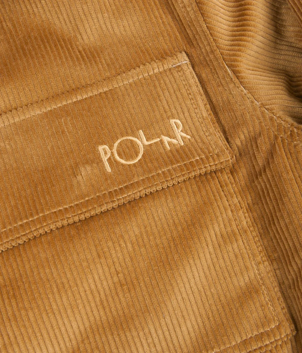 Polar Cord Zipped Jacket - Tan