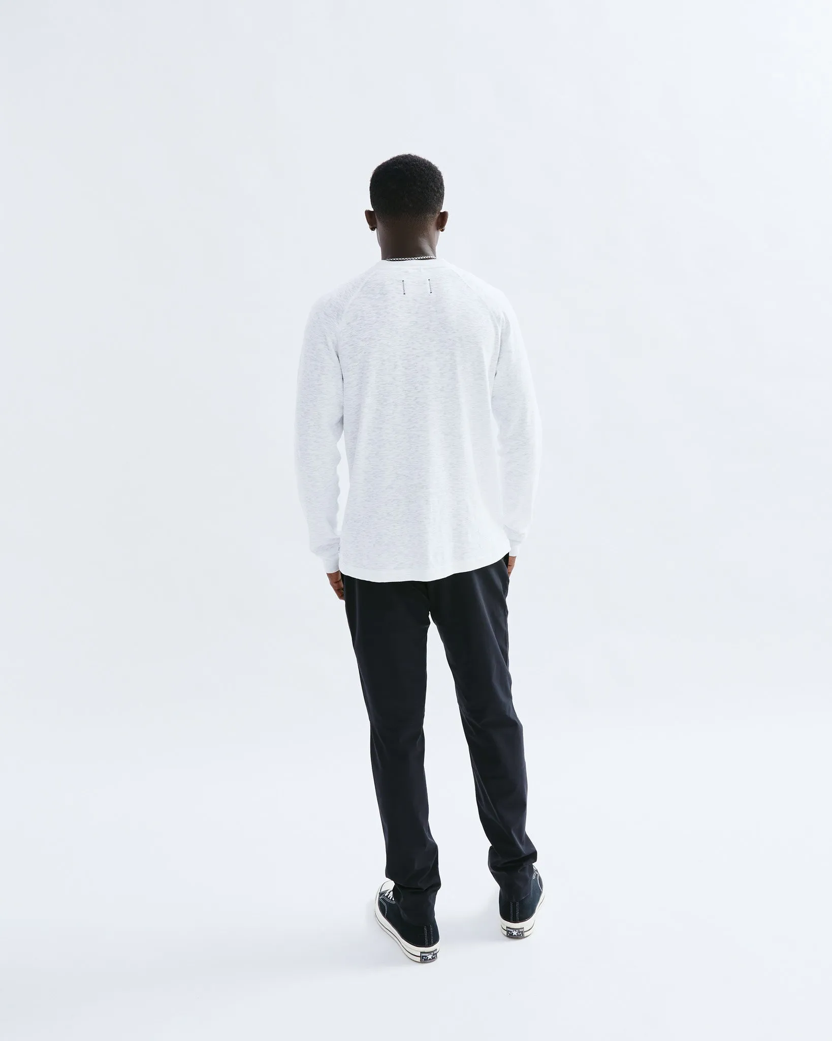 REIGNING CHAMP 1X1 SLUB LONG SLEEVE HENLEY - 3 COLORS