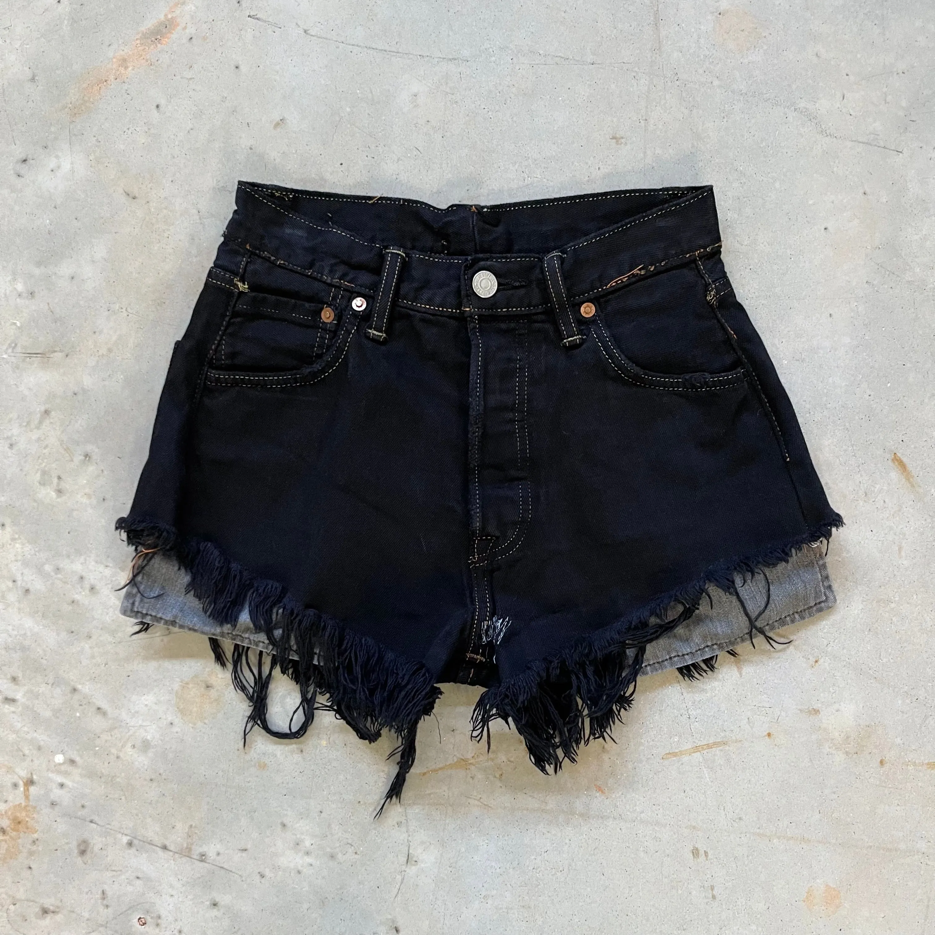 Reworked Levi's 501 Cutoff Denim Shorts