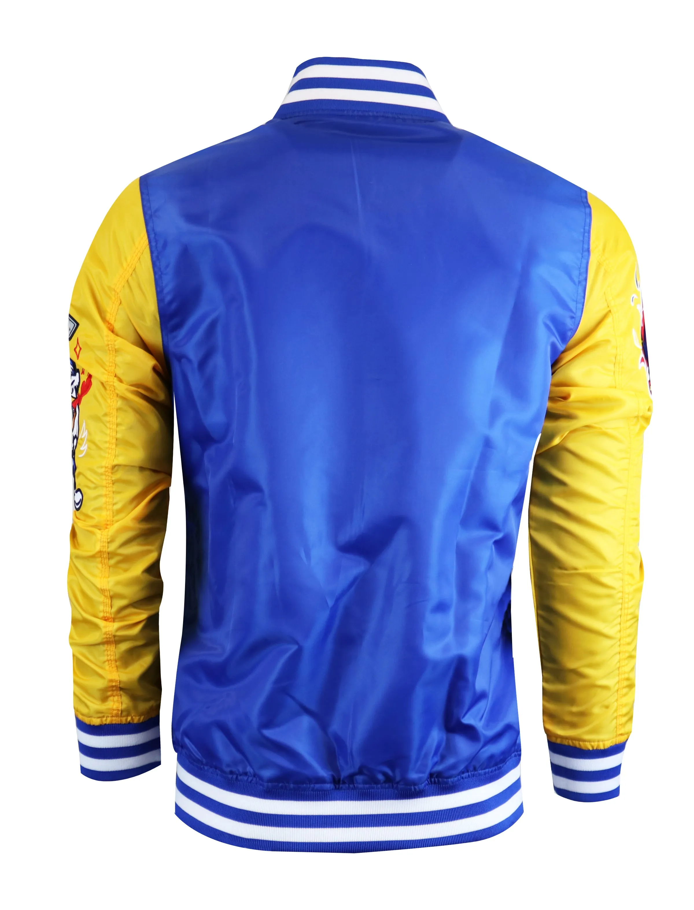 S51113-VARSITY BOMBER JACKET (ROYAL)