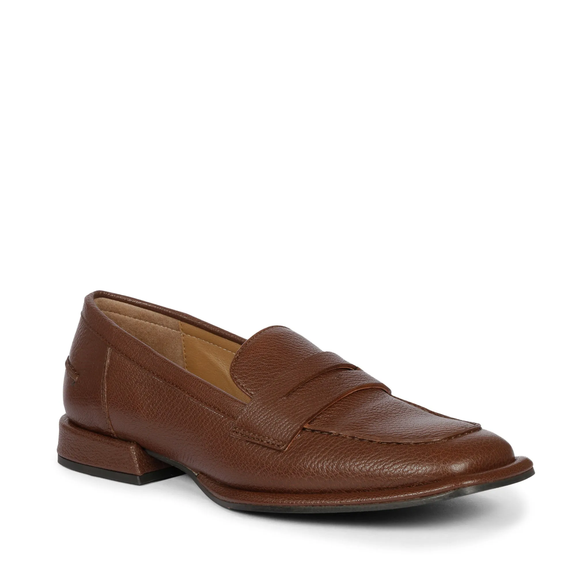 Saint Carla Cuoio Leather Saddle Strap Moccasins