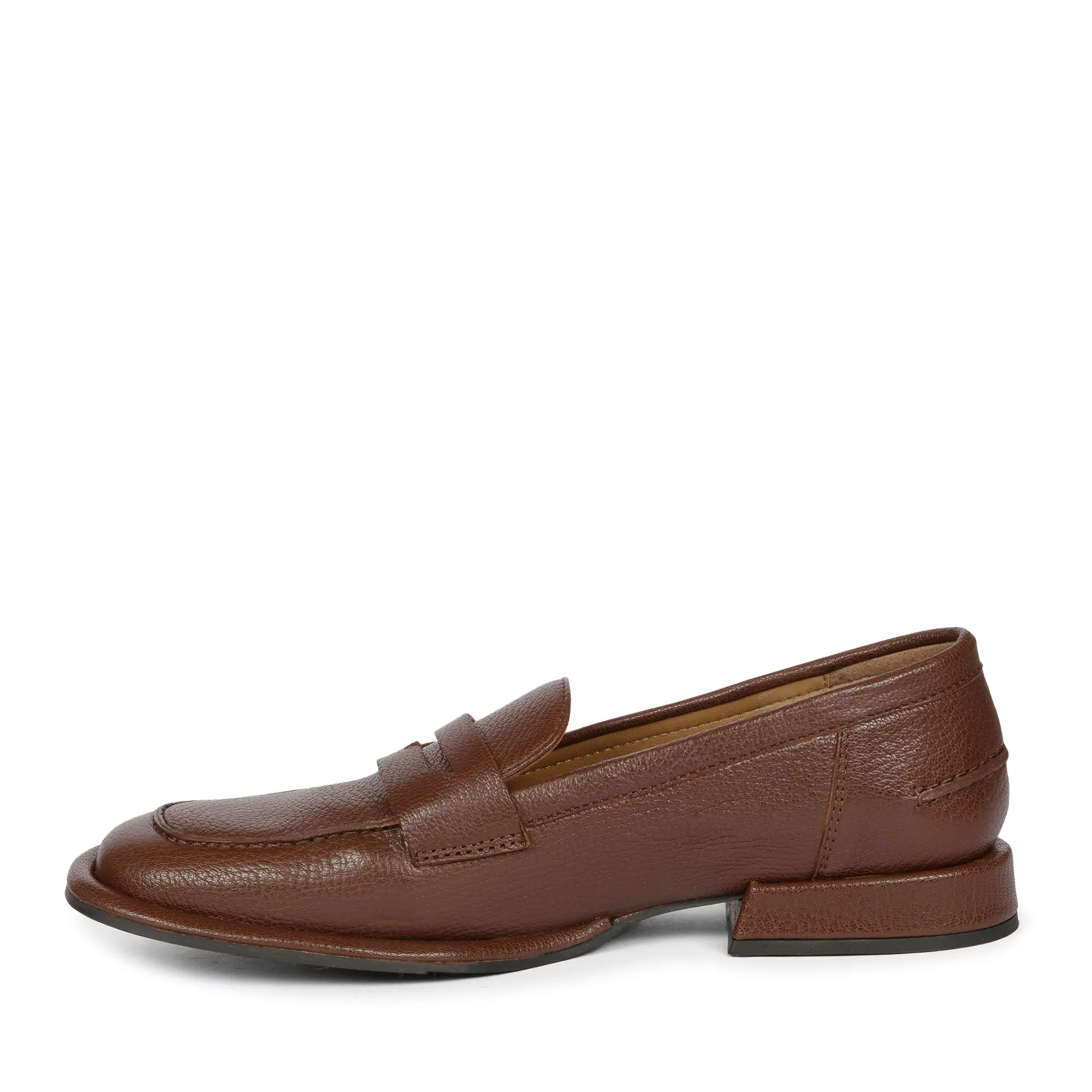 Saint Carla Cuoio Leather Saddle Strap Moccasins